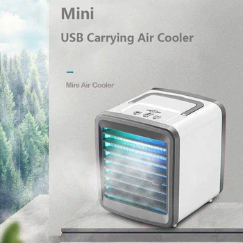 Hladnjak zraka Prijenosni mini klima-uređaj USB ventilator-hladnjak zraka ovlaživač vodeno hlađenje Ventilator zraka za hlađenje za ured spavaće sobe 2023 NOVO