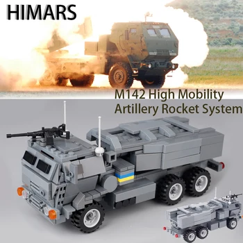 Mliatry Vojnici AMERIČKE Vojske Bushmaster booster HIMARS Gradivni Blokovi M142 Visoka Mobilnost Topništvo Raketa Mini Model Opeke Igračke