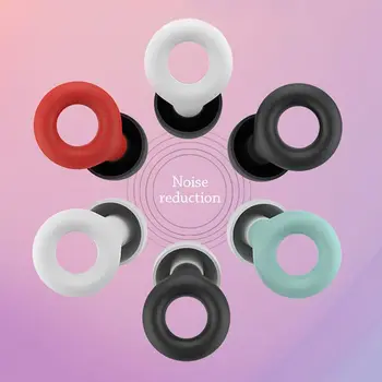 Nova silikonska čep za uši za kupanje, шумоподавляющая slušalice za spavanje, шумоподавляющие pribor za smanjenje buke, prigušna čepići za uši