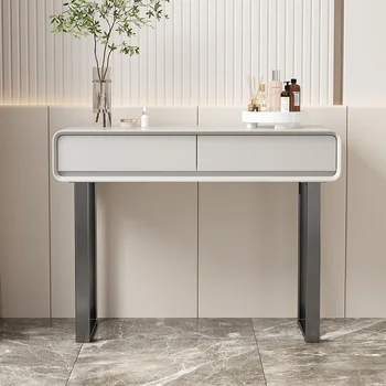 Ogledalo za šminkanje Toaletni stol Stolica Moderan minimalistički Drveni Luksuzni toaletni stol Led ogledalo Schminktische Namještaj za spavaće sobe YY50VT