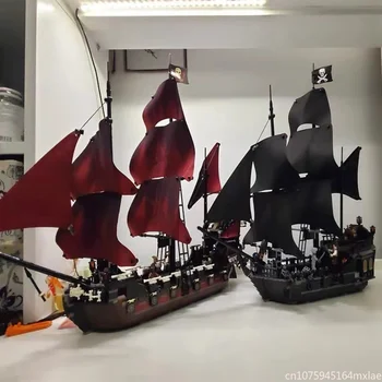 Imate li brod Queen Anne's Revenge, kompatibilan s broda Black Pearl, modeli brodova, blokovi, pokloni za dječaka za rođendan, Karipsko poklone, dječje igračke