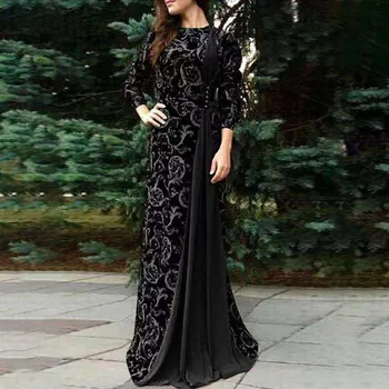 Haljine-ženske Абайи za žene Dubai Абайя Turska Islam arabic muslimansko dugo skromnu haljinu Robe Longue Femme