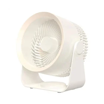 Električni ventilator 4000 mah punjive ventilatori za cirkulaciju zraka Ljeti hlađenje marširati ventilator Prijenosni klima-uređaj, bijela