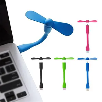 Topla rasprodaja, fleksibilan mini-USB ventilator, fleksibilan i izmjenjivi ventilator za Power Bank, laptop i pc godišnje gadget