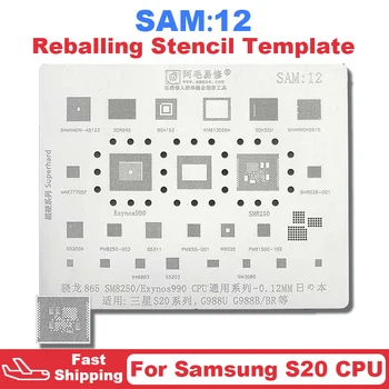 SAM12 BGA Matrica Za Samsung S20 S20Plus G988U G988B G988BR Za Exynos990 SM8250 CPU SDR855 SDX55M PM8250 PMX55 IC