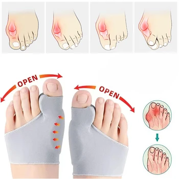 1 Par straightener prstiju na nogama, high-end delimiter za ispravljanje palca stopala, nosive ortopedski pribor za njegu stopala