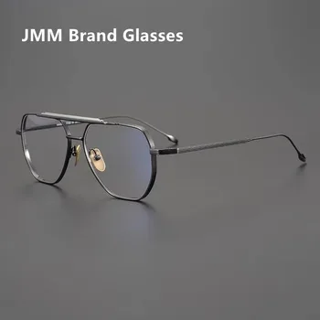 JMM Korporativni dizajn, титановая okvira za naočale, muške naočale JACQUES originalne kvalitete, japanski naočale pilota, naočale za kratkovidnost velike veličine