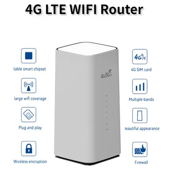4G LTE i Wi-Fi Router 300 Mb/s 3LAN CPE CAT4 32 Wi-Fi Korisnika RJ45 LAN S utorom za sim karticu, MODEM Unutarnji Bežični Usmjerivač za Dom i Ured