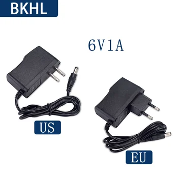 (1-10 kom.) 6V1A adapter ulazni napon 100 v-240 v EU/SAD-univerzalni priključak 6000 ma prekidač napajanja