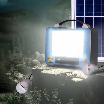 Solarni generatori, prijenosna postaja, 2 lampe, vodootporan generator set za oporavak prehrane, solarne i led sustav rasvjeta