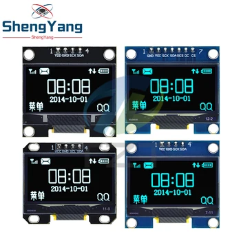 TZT 1,3-inčni OLED-modul SPI/PŠENICA Za I2C komunikaciju bijelo/plavo 128X64 1,3-inčni OLED LCD led Дисплейный modul 1,3 