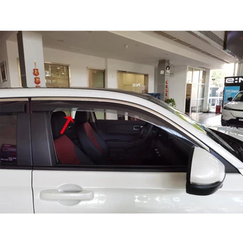 Auto-Pribora Za 2022 2023 Honda HR-V HRV Vezel ABS crna vodootporna Vrata-Prozor Vizir za Ventilaciju Zavjese za Zaštitu Od Sunca I Kiše 4 kom