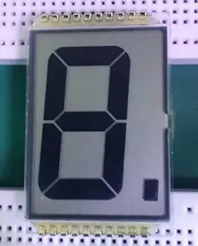 10PIN TN pozitivna 1-значная сегментная LCD panel Statički pogon Širokom temperaturnom znamenkasti LCD zaslon 3V