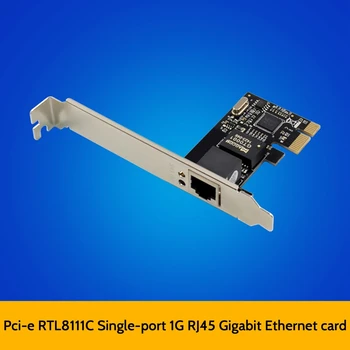 PCIE X1 RJ45 Server Gigabitne Mrežne Kartice RTL8111C S Jednim Priključkom 1000 M Ethernet Adapter Mrežna Kartica Za Desktop