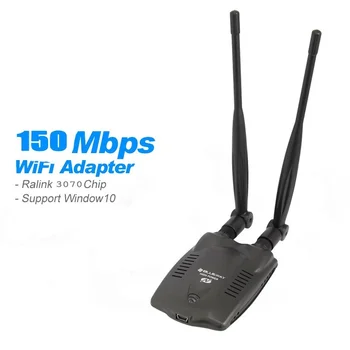 za Atheros AR9271 802.11 b/g/n 150 Mbit/s Bežični USB WiFi Adapter sa 2x6dbi WiFi Antenu za Windows 7/8/10/Kali Linux
