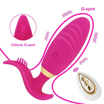 10 Brzina erotski nosivi vibrator, вибрирующее jaje, stimulator klitorisa, dildo, Vibro gaćice, Seks-igračke za žene
