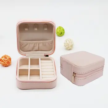 Korejski kovčeg za pohranu male prsten, naušnice nakit kutija prijenosni putovanja nakit kutija za nakit kutije i pakiranja