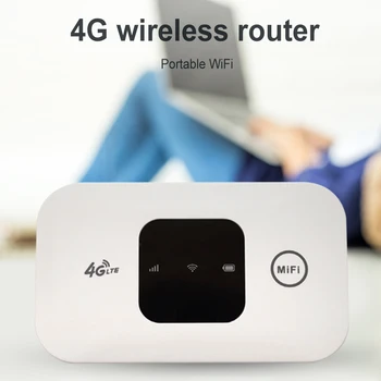 4G LTE i WiFi router 150 Mbit/s Prijenosni bežični MiFi modem 2800 mah za Mobilni širokopojasni pristup internetu s utorom za Sim kartice Vanjski džep je pristupna točka za Wi-Fi