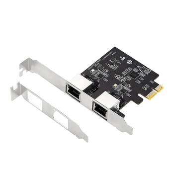 Pcie Dual Gigabit Ethernet kontroler Kartice RTL8111H Čips Server Mreže 2 Port za Rj45 Mrežni Adapter Zcard 10/100/1000 Mbit/s