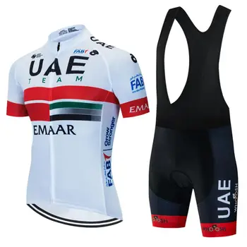 UAE Gospodo Mtb Biciklističke Hlače Uniforma Dres Komplet Odjeće Sportska Odjeća Odijelo Cestovni Bicikl Odjeća S Rukava Man Pro Team 2023 Kratke hlače Odijelo