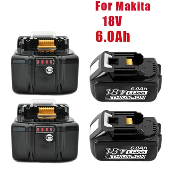 18 6.0 Ah Zamjenske Baterije za Makita 18 Na akumulator BL1830 BL1850 BL1840 BL1845 BL1815 BL1860 LXT-400 Bežični električni alati