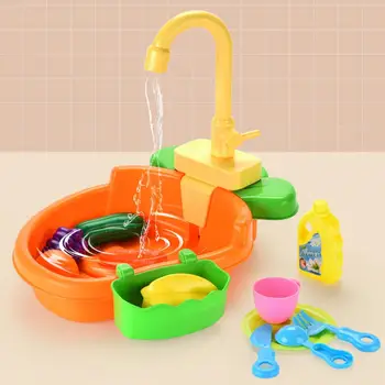Set igračaka za djecu sudopera s automatskim sustavom ciklusu vode, set kuhinjskih igračaka za igru u kući