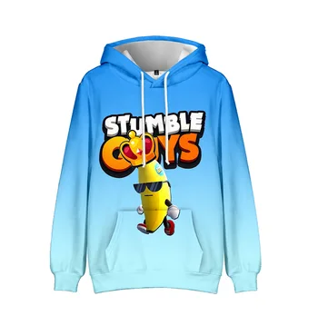 Nova dječja majica za zurke Stumble Guys Sudara, zgodan casual-pulover za odrasle, student majica sa kapuljačom