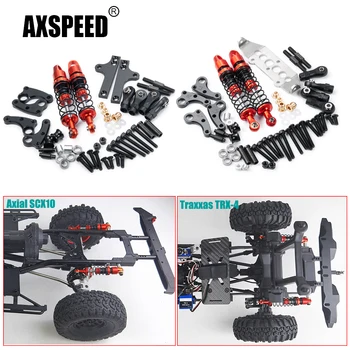 AXSPEED Aluminijski Amortizer Konzole Kit Kit za Aksijalni SCX10 I & II 90046 90047 TRX-4 1/10 RC Prate Auto Dijelovi