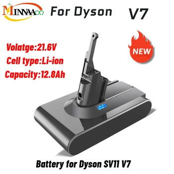 Avtark Za Dyson V7 Baterija 21,6 U 6800 mah/12800 mah litij fluffy V7 Animal V7 Pro 225403 229687 Alati Punjiva Baterija