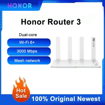 Originalni router Honor 3 Wifi 6 + 3000 Mb/s 2,4 Ghz i 5 Ghz Dual-core 128 MB Bežični wifi produžni kabel Pametan Home Router Jednostavna konfiguracija