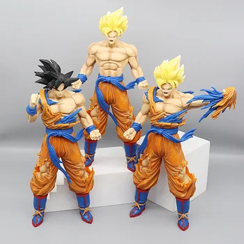 33 cm sina Goku Anime Lik Dragon Ball Saiyan DBZ GK Lik Dječje Igračke Model Lutke Figurice Decoratio Collectible