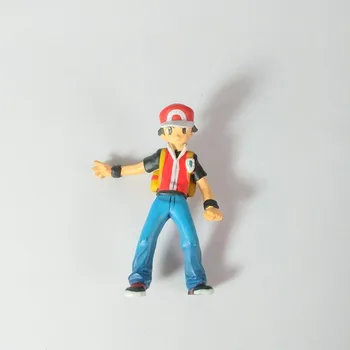 Lutka Pokemon Red Ash Ketchum, model igračaka, figura, animacija, zbirka perifernih uređaja, stolne ukrase, igračke za djecu, poklone