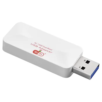 AC1300 USB WiFi adapter 2,4 G/5G dual-band wireless mrežni adapter za desktop RAČUNALA, Windows 11, 10, 8.1, 8, 7, XP, Vista