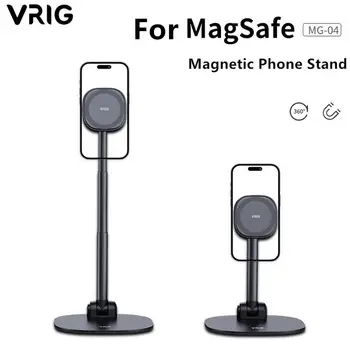 VRIG Univerzalna Klupa Magnetska Stalak za telefon s Rotacijom od 360° za telefon Magsafe Držač za telefon Iphone 14 13 12 Serije Android Nosač za telefon