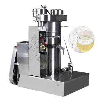 Automatsko hidraulička preša Kućanski stroj za hladno prešana ulja od nehrđajućeg čelika, izvlači lanenog maslinovog ulja