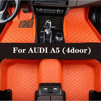 Potpuno surround običaj kožni auto-tepih za AUDI A5 (4 vrata) 2010-2016 (model godine) Auto-pribora za unutrašnjost automobila