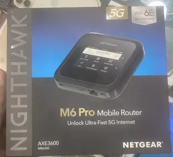 Netgear Nighthawk MR6400 M6 Pro Разблокированный WiFi-ruter Global 5G Band mmWave Sub6 WiFi6e 3,6 Gb/s 2,5 G Ethernet Port SDX65