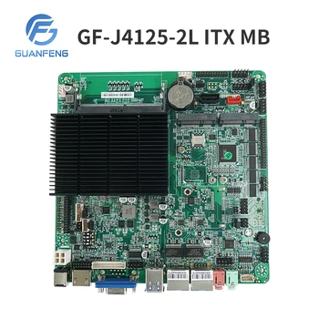 Industrijska matična ploča J4125 Mini-ITX Quad-core procesor sa četiri teme TDP 10 W 2LAN 1Gigabit Ethernet i WiFi i LTE DDR4