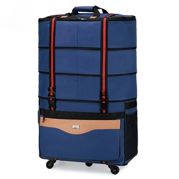 Nova torba za prtljagu na kotačima od tkanine Oxford velikog kapaciteta, sklopivi kofer na kolica, putnu torbu za studij u inozemstvu, jednostavan prtljaga