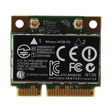 AR9285 AR5B195 150M + BT3.0 Polovica bežične kartice Mini PCI-E SPS: 593127-001 592775-001 za 430 431 435 436 4530S