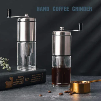 Mlin za kavu Prijenosni aparat sa ručnim upravljanjem, aparat za kuhanje kave, miješalica za upotrebu kuhanje od nehrđajućeg čelika, domaća kuhinja