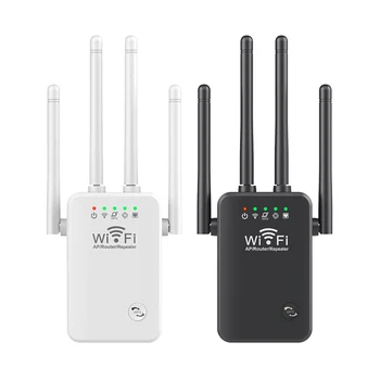 WiFi Punila Pojačalo Signala 2,4 Ghz WiFi Pojačalo 300 Mb/s, Jednostavna Konfiguracija 4 Antene dugog dometa za Kuće u Ethernet priključak
