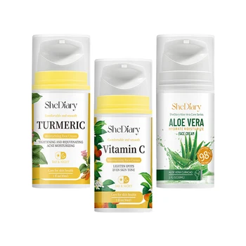 30 ml Korektor tamne mrlje anti-aging krema za izbjeljivanje lica prištić Kurkuma Aloe Vera, Vitamin C Set za njegu kože lica