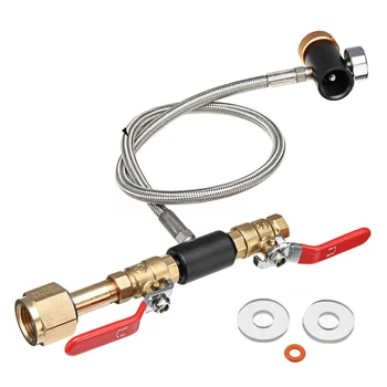 Adapter za punjenje boca s CO2 G1/2, crijevo za točenje stanice za punjenje CO2, komplet priključaka za punjenje gaziranih u spremnik za Sodastream