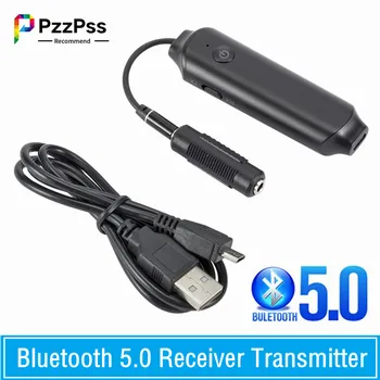 PzzPss Bluetooth Аудиоадаптер Bežične 2 U 1 Bluetooth 5,0 Prijemnik Predajnik Dual-Mode Laptop Dual 3,5 Mm Poprečni Adapter