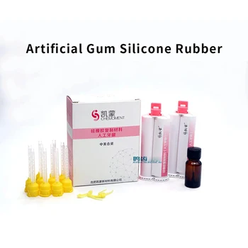 Otisak silikonske gume od guma, umjetna desni, reproduciranje, umnožavanje, kopiranje, mekani prozirni bazni tip proteze, laboratorij