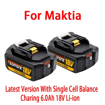 Posebna ponuda Baterija za električne alate 100% Original za Makita LXT BL1860B BL1850 BL1840 BL 1830 S Litij-ionskim led