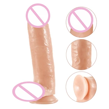 Veliki gumeni penis, ogroman realan dildo, veliki lažni kurac, kurac za žene, ženska zrelost, erotske sex-proizvodi za odrasle seksi igračke, Сексшоп