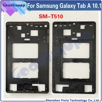 Za Samsung Galaxy Tab, A 10.1 (2019) SM-T510 SM-T515 T510 T515 Prednji Okvir Stražnji Poklopac pretinca za Bateriju i Stražnji Poklopac kućišta Dogovor LCD okvir