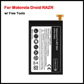 EB20 1900 mah Baterija za Motorola Droid RAZR SNN5899A SNN5899 SNN5899B XT885 XT910 XT912 T5 Atrix HD MB886 Baterije